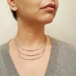 Metal Jewelry - 🍉Final price drop! NWT Metal 3 chain necklace Metal Jewelry - 🍉Final price drop! NWT Metal 3 chain necklace